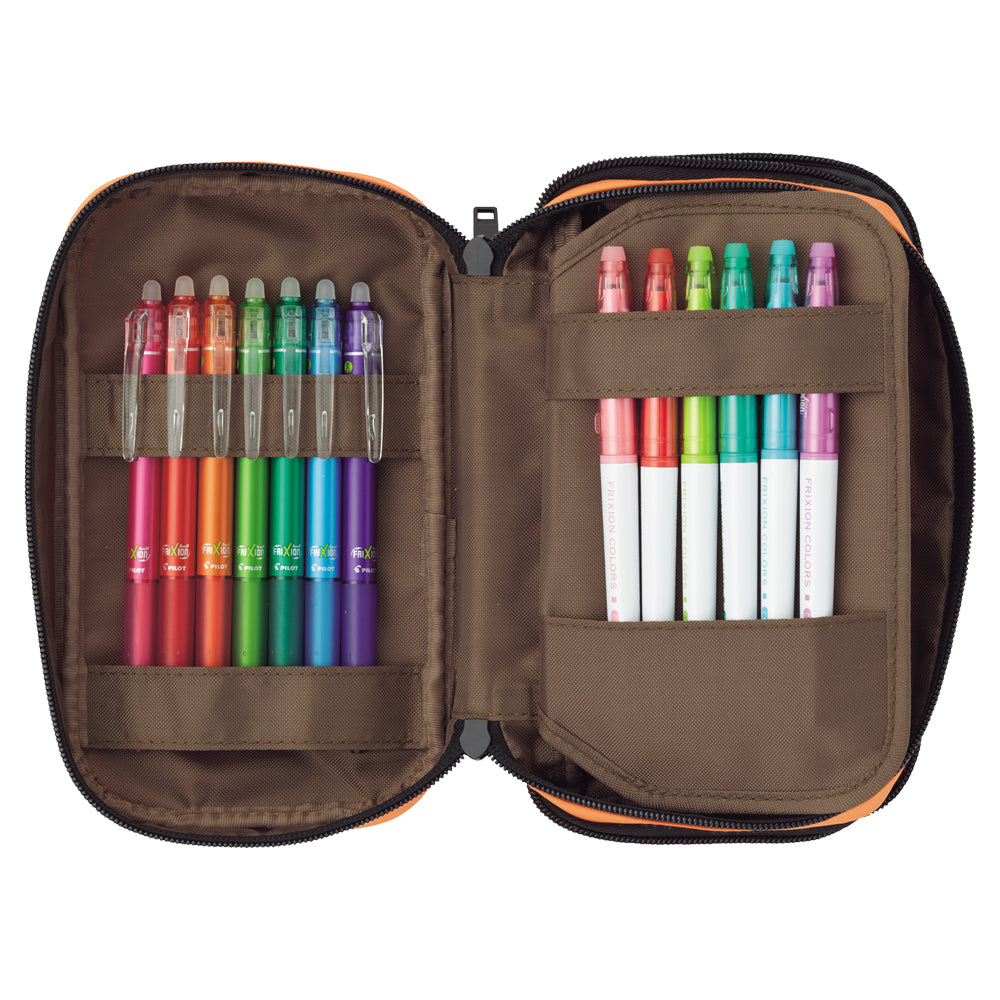 Lihit Lab Teffa Pen Case - Book Style - Double Zipper