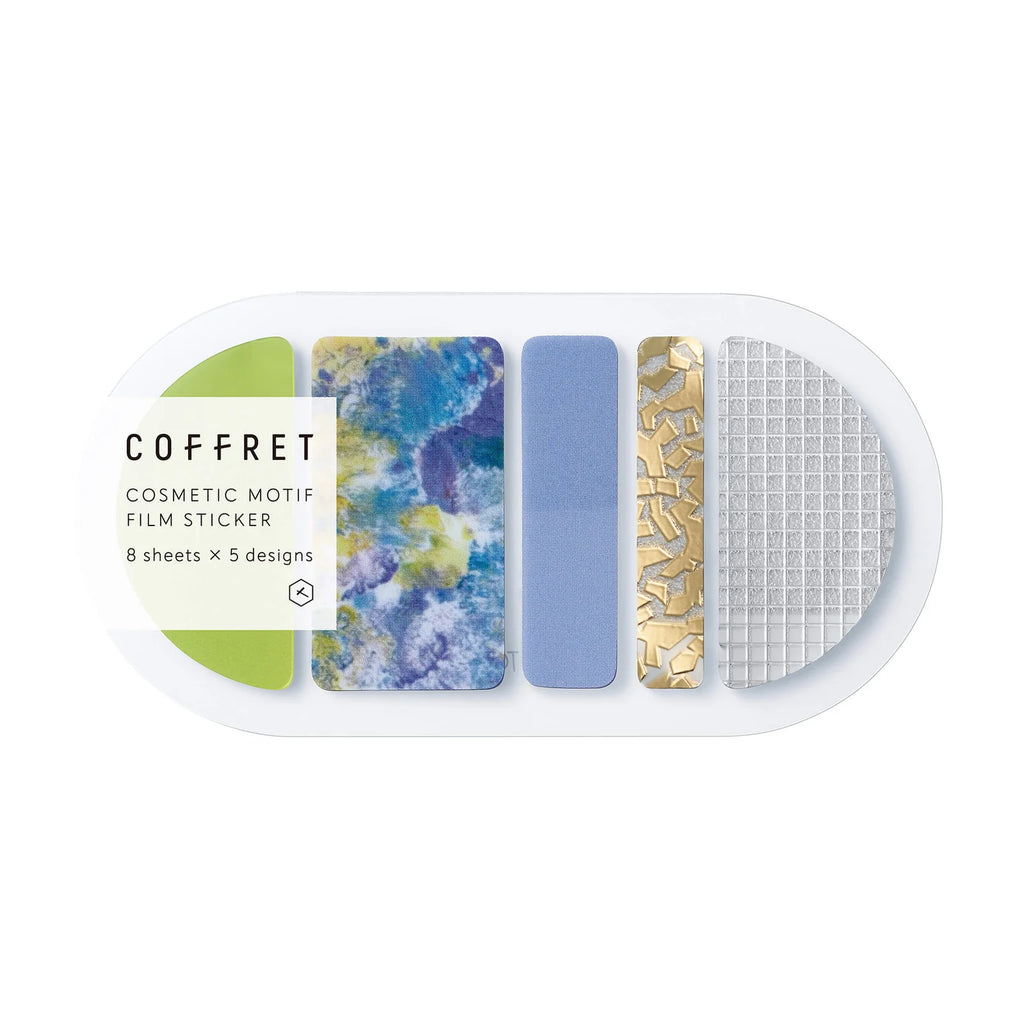 Hitotoki COFFRET Cosmetic Motif Film Sticker - Oval - Chiffon Yellow