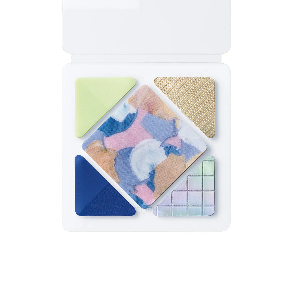 Hitotoki COFFRET Cosmetic Motif Film Sticker - Square - Chiffon Yellow 1