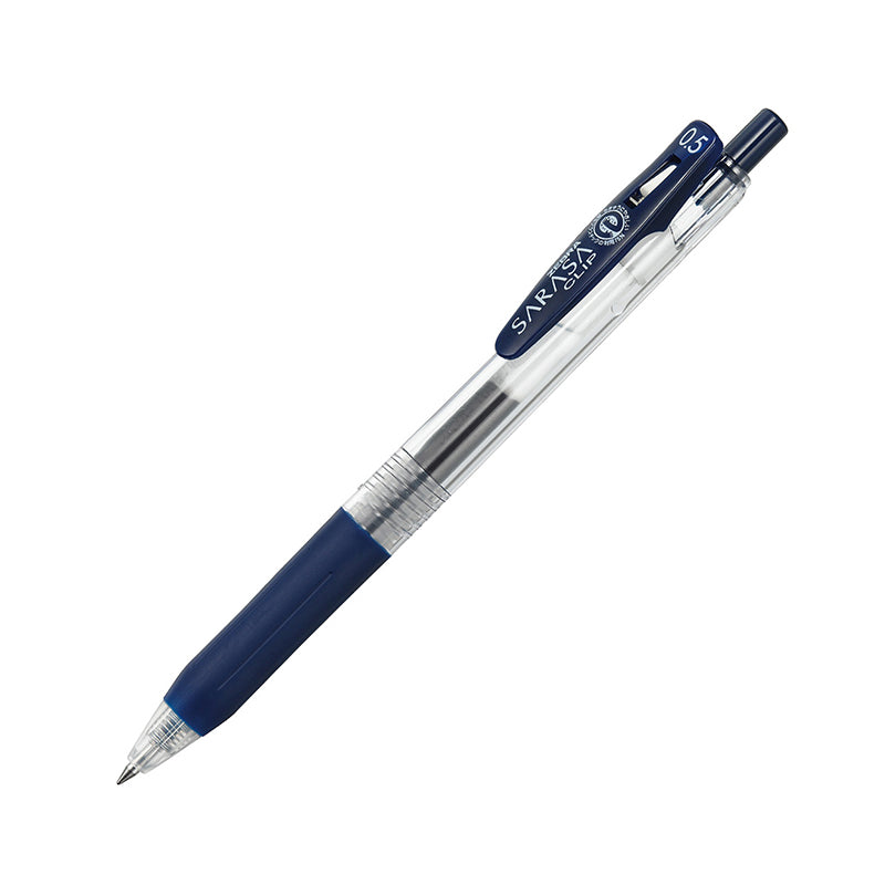 Zebra Sarasa Clip Gel Pen - 20 Colors - 0.5 mm - Blue Black