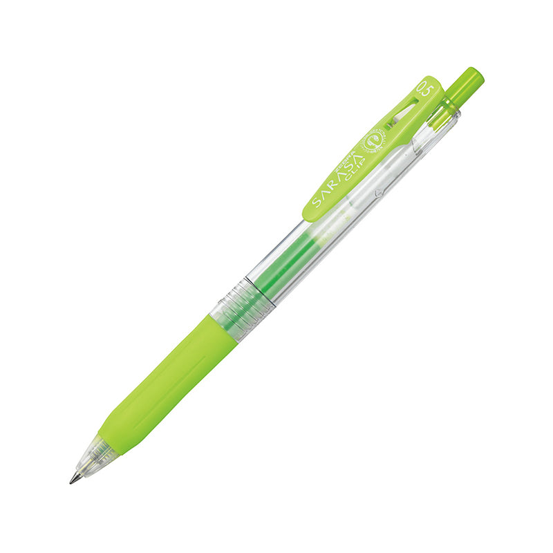 Zebra Sarasa Clip Gel Pen - 20 Colors - 0.5 mm - Light Green