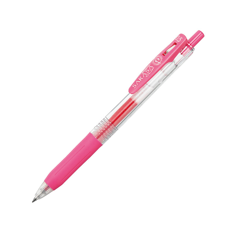 Zebra Sarasa Clip Gel Pen - 20 Colors - 0.5 mm - Pink
