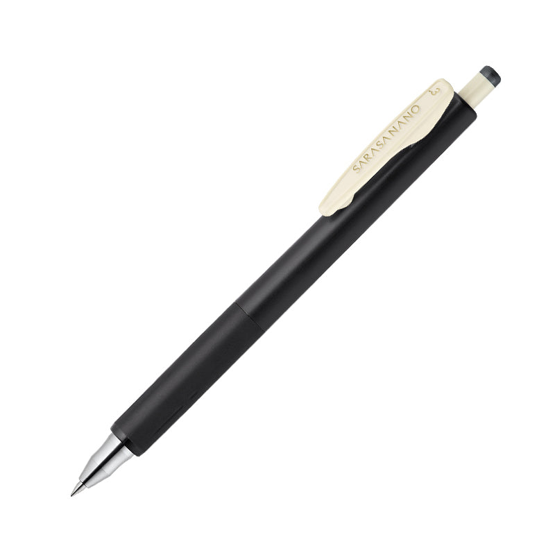Zebra Sarasa NANO Gel Pen - Vintage Color - Extra Fine - 0.3 mm - Sepia Black