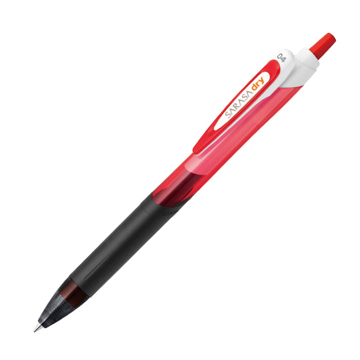 Zebra Sarasa Dry Gel Pen - 0.4 mm - Red - Fast Dry