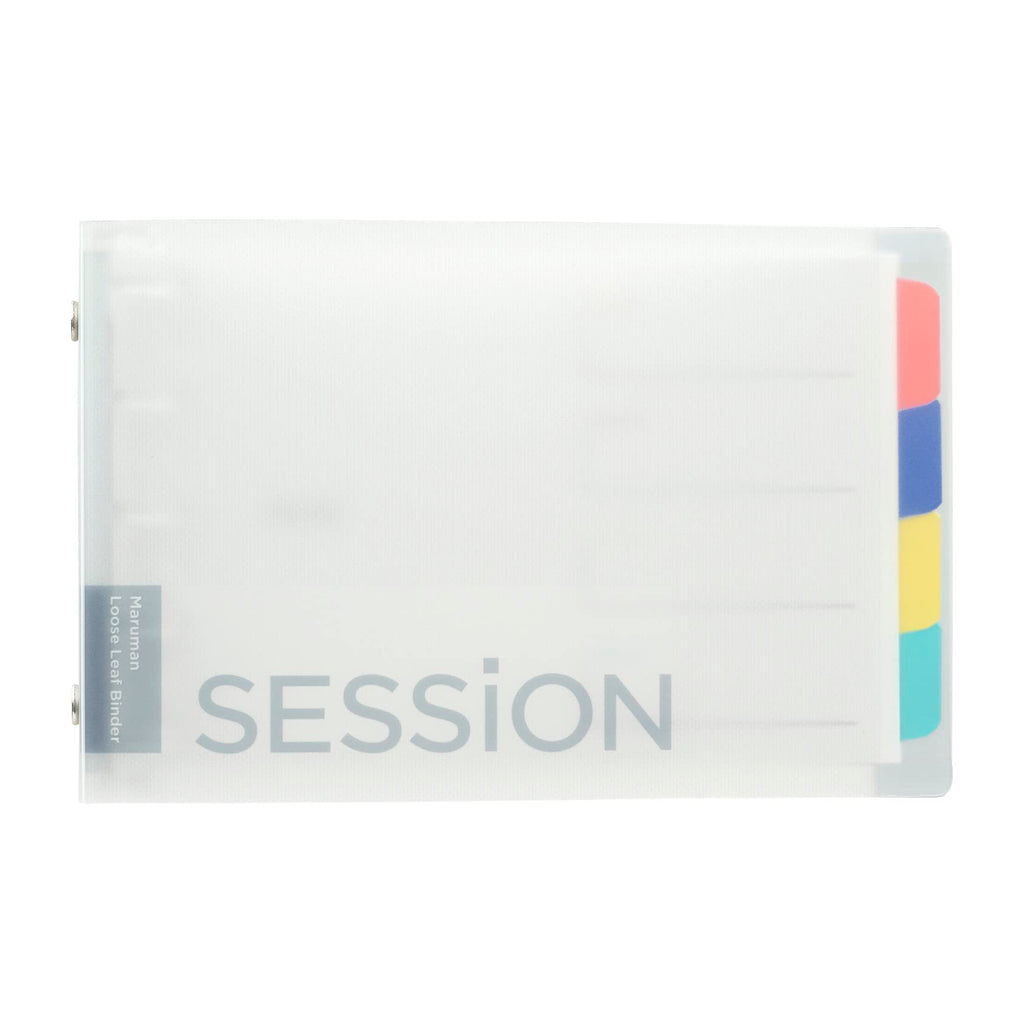 Maruman SESSION Mini Binder - B7 - Clear 1