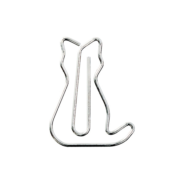 Midori D-Clip Paper Clip - Cat Pattern