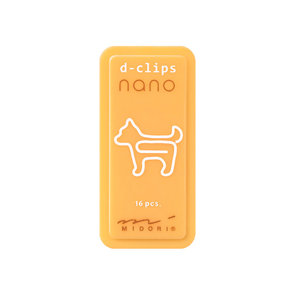 Midori D-Clip Paper Clip - Dog Pattern