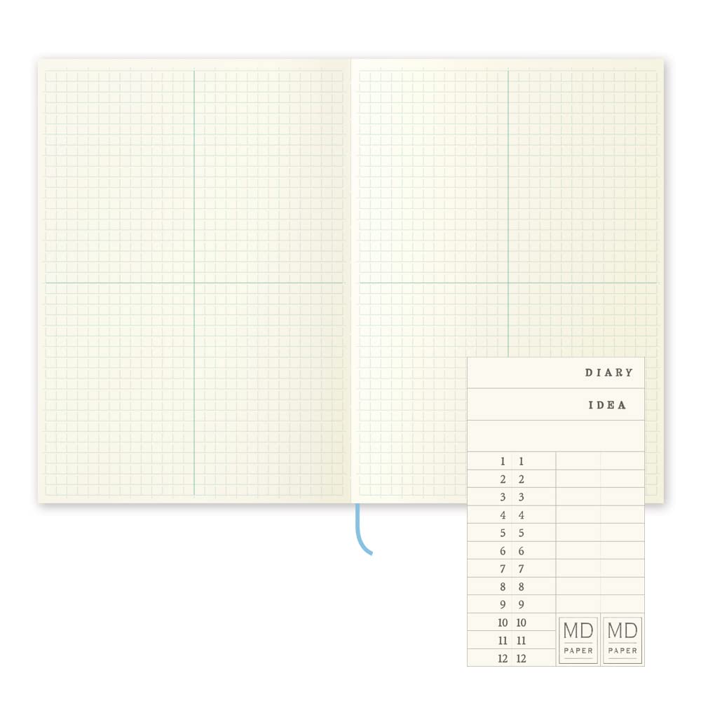 Midori MD Note Journal - Block Grid - A5