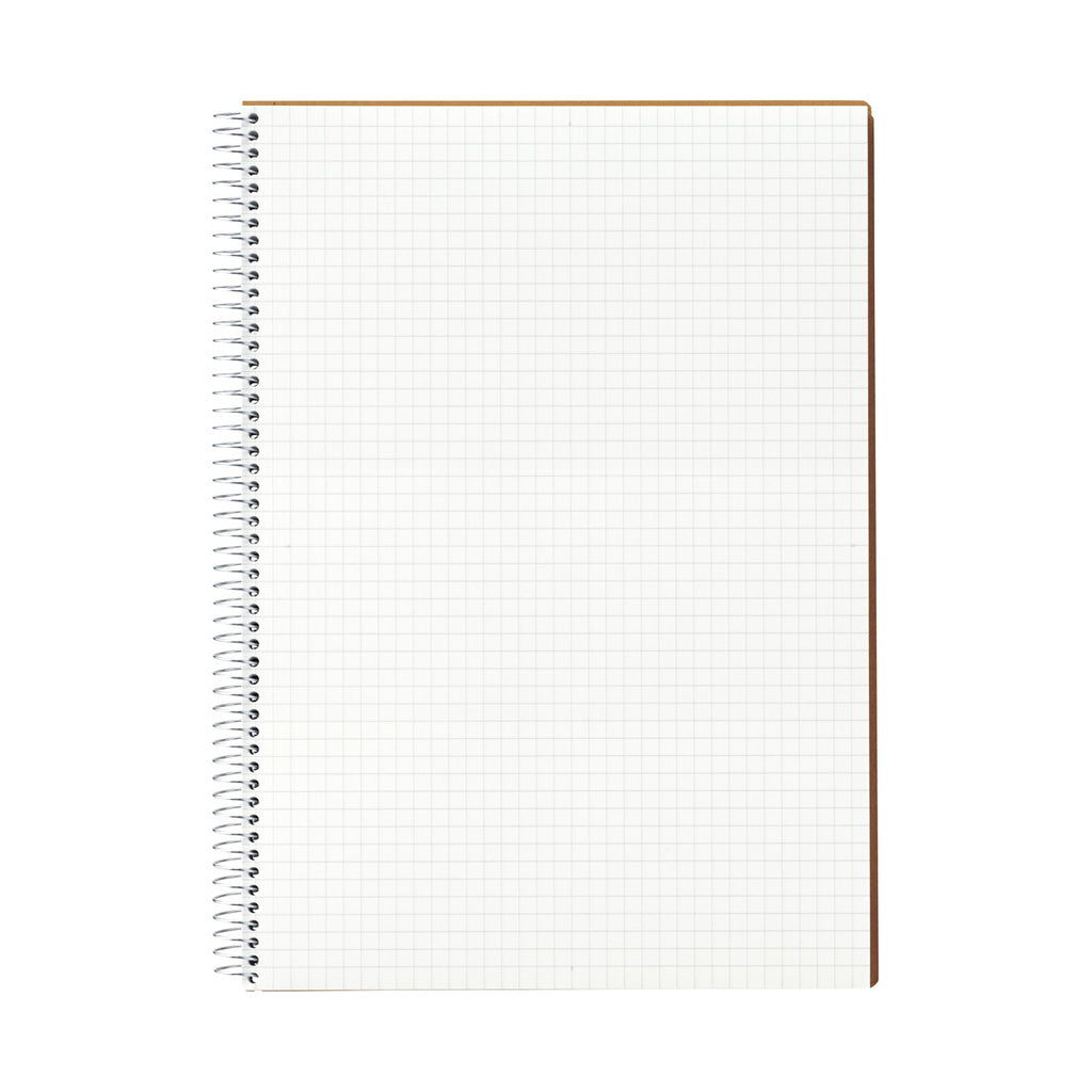 Maruman Spiral Note Basic Notebook - 5mm Grid - 80 Sheets - B5