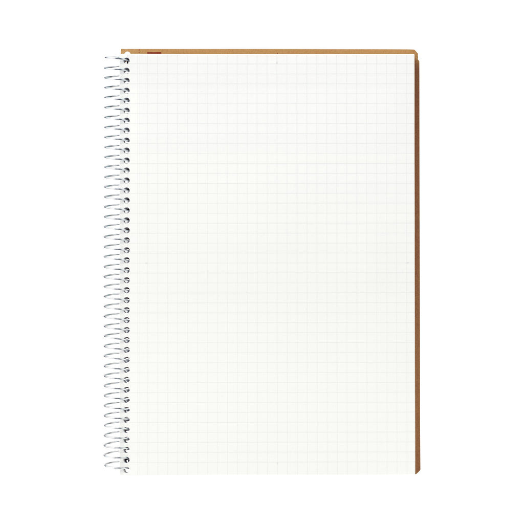 Maruman Spiral Note Basic Notebook - 5mm Grid - 80 Sheets - A5