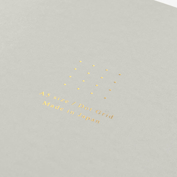 Midori Color Notebook - 5 mm Dot Grid - A5 - Gray