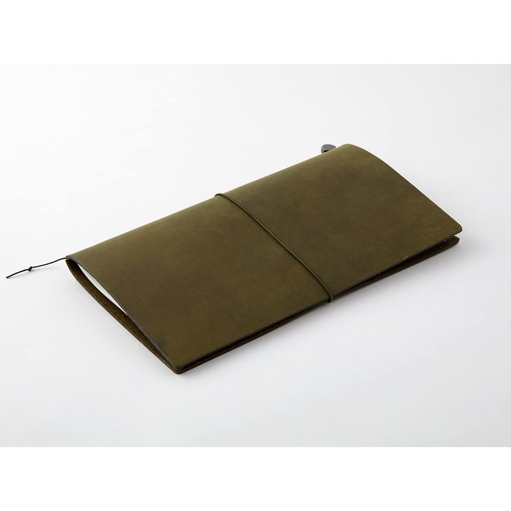Traveler's Company Traveler's Notebook Starter Kit - Olive Leather - Regular Size - Blank 2