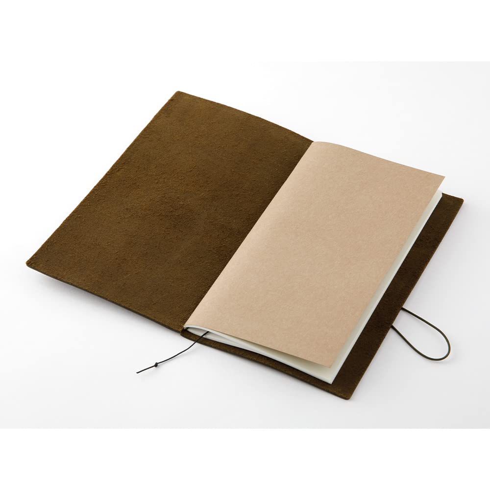 Traveler's Company Traveler's Notebook Starter Kit - Olive Leather - Regular Size - Blank 4