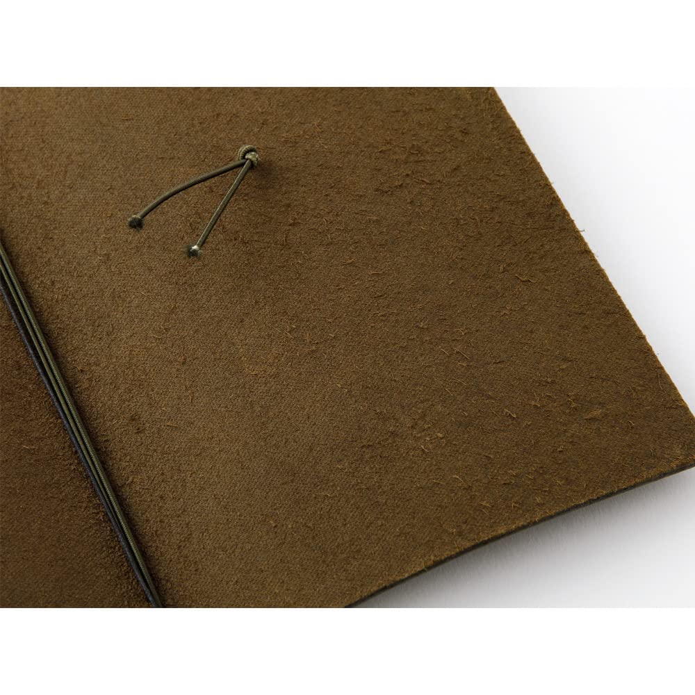 Traveler's Company Traveler's Notebook Starter Kit - Olive Leather - Regular Size - Blank 5