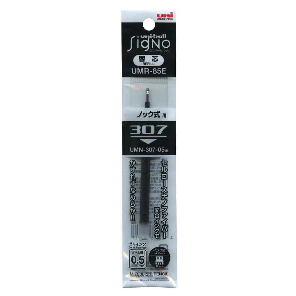 Uni-ball Signo 307 Gel Pen Refills - 0.5mm - Black