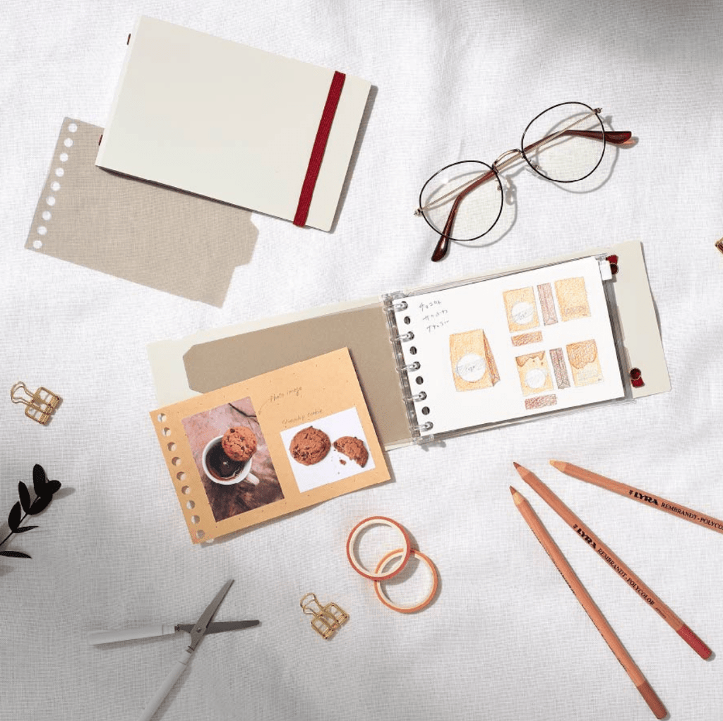 Maruman INTO ONE Mini Binder - B7 - Ivory - MARUMAN FM63 - 14 - IRO