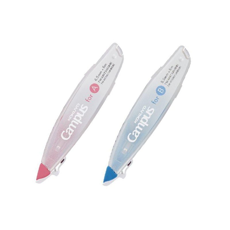 Kokuyo Pen Type Correction Tape Refills - Invisible Paper Color Tape - 6.5mm / 5.5mm * 6m 5.5mm * 6m (for 6mm Lined Notebooks) - Pink - KOKUYO TW - NT346 - IRO