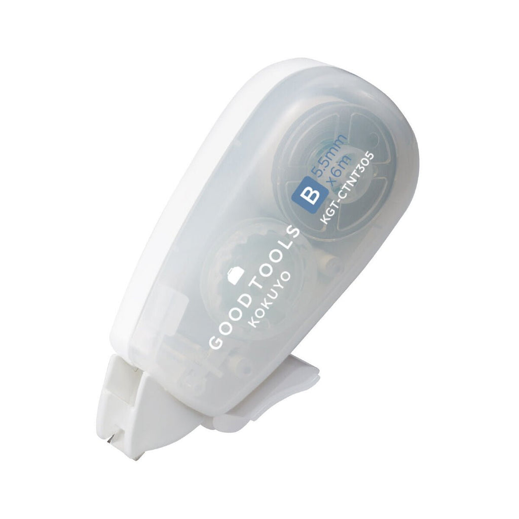 Kokuyo GOOD TOOLS Correction Tape - Invisible Paper Color Tape - 6.5mm / 5.5mm * 6m 5.5mm * 6m (for 6mm Lined Notebooks) - Blue - KOKUYO KGT - CTNT305W - IRO