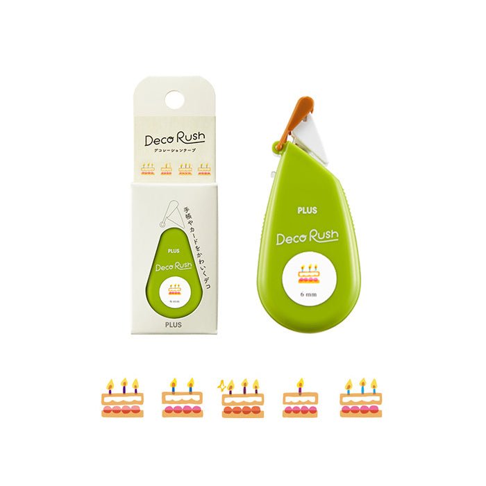 Plus Deco Rush Decoration Tape - 6mm * 4m Anniversary - PLUS 51 - 879 - IRO