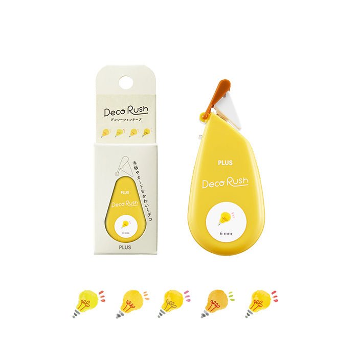 Plus Deco Rush Decoration Tape - 6mm * 4m Attention - PLUS 51 - 878 - IRO