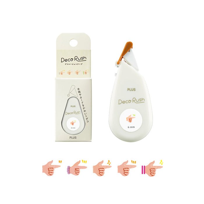 Plus Deco Rush Decoration Tape - 6mm * 4m Check - PLUS 51 - 882 - IRO