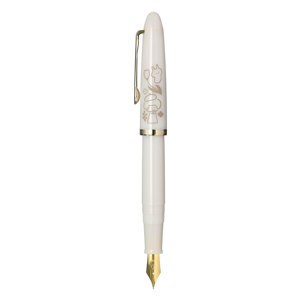 Sailor Profit Junior +10 Mizutama Fountain Pen Set - Limited Edition - Medium Fine Nib - White - SAILOR 10 - 0582 - 301 - IRO