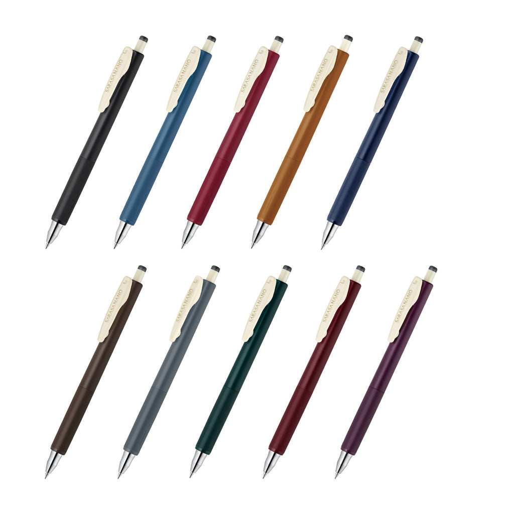 Zebra Sarasa NANO Gel Pen - Vintage Color - Extra Fine - 0.3 mm Blue Grey - ZEBRA JJH72 - VBGR - IRO