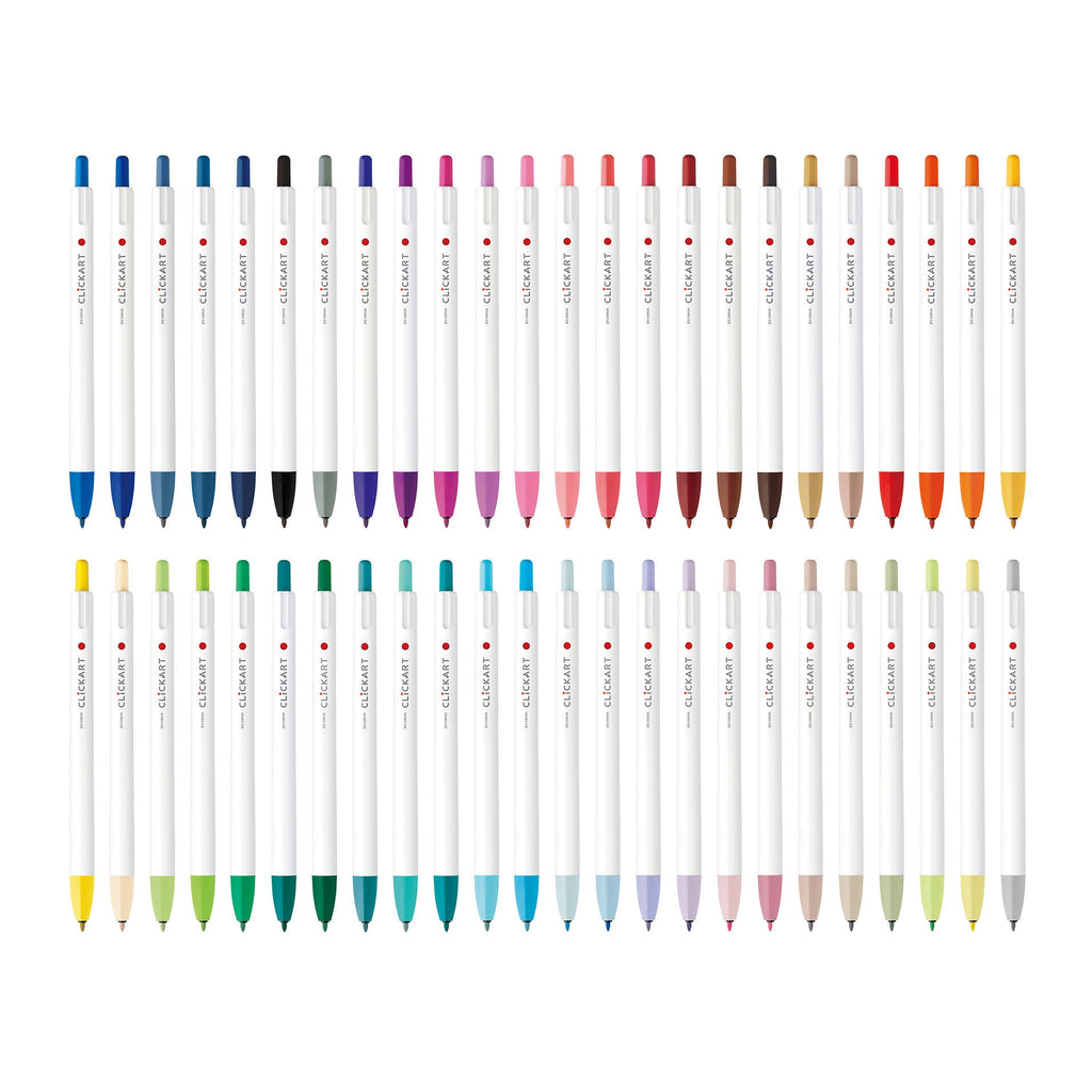 Zebra Click Art Marker - 12 Pastel Color Set - ZEBRA WYSS22 - 12CPL - IRO