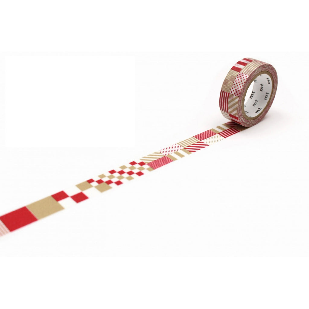 MT Masking Tape - 15 mm - Mixed Red - MT 01D121R - IRO