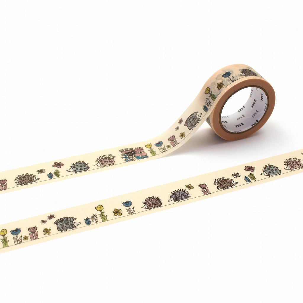 MT Masking Tape - Lisa Larson - 18 mm - Hedgehog Garden - MT LISA20 - IRO