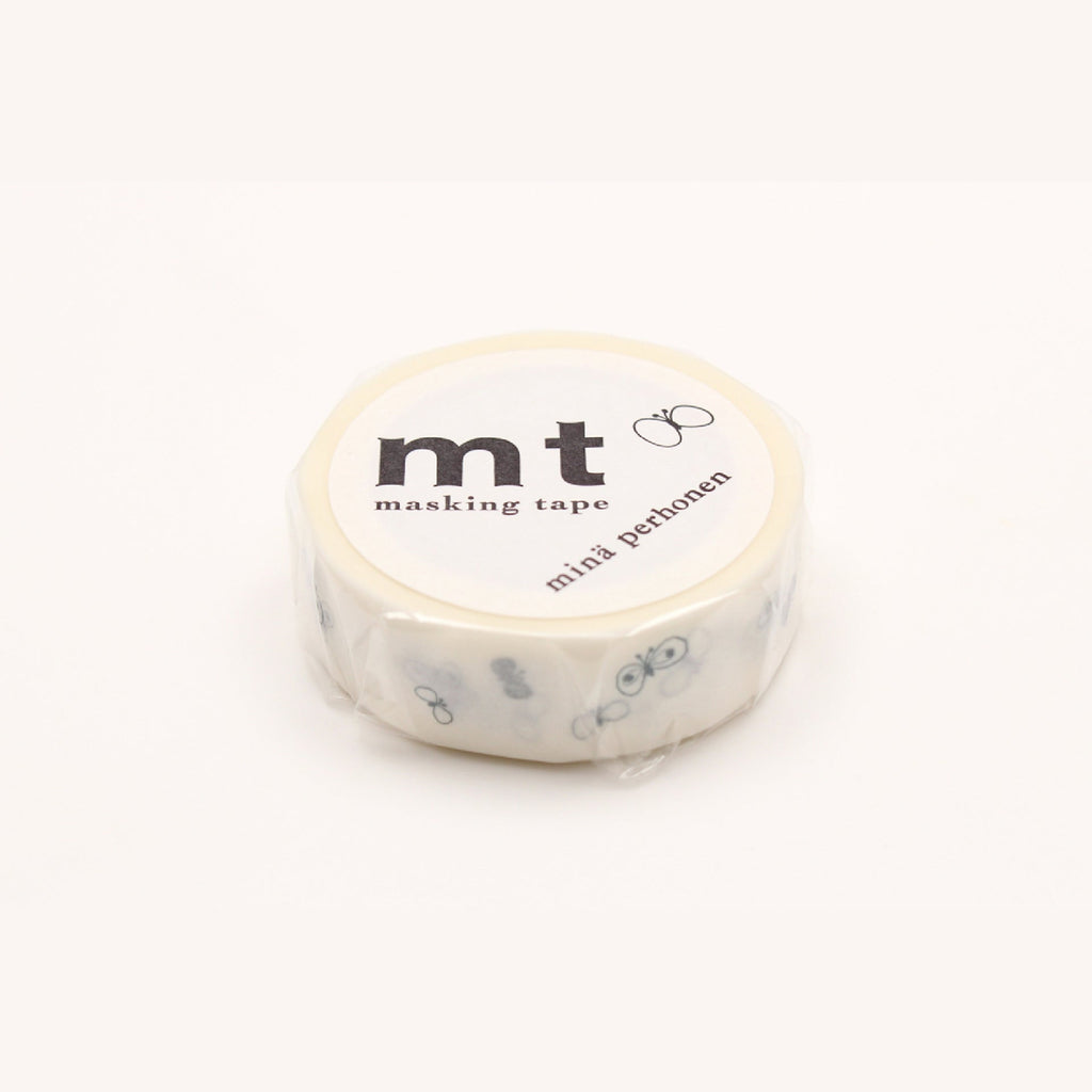 MT Masking Tape - Mina Perhonen - 15 mm - Choucho Logo・Navy - MT MINA13 - IRO