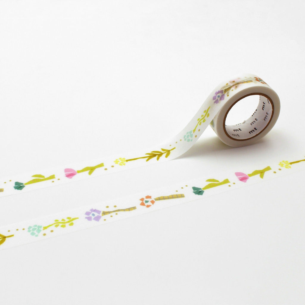 MT Masking Tape - Tamura Miki - 15 mm - Flower - MT TAMU02 - IRO