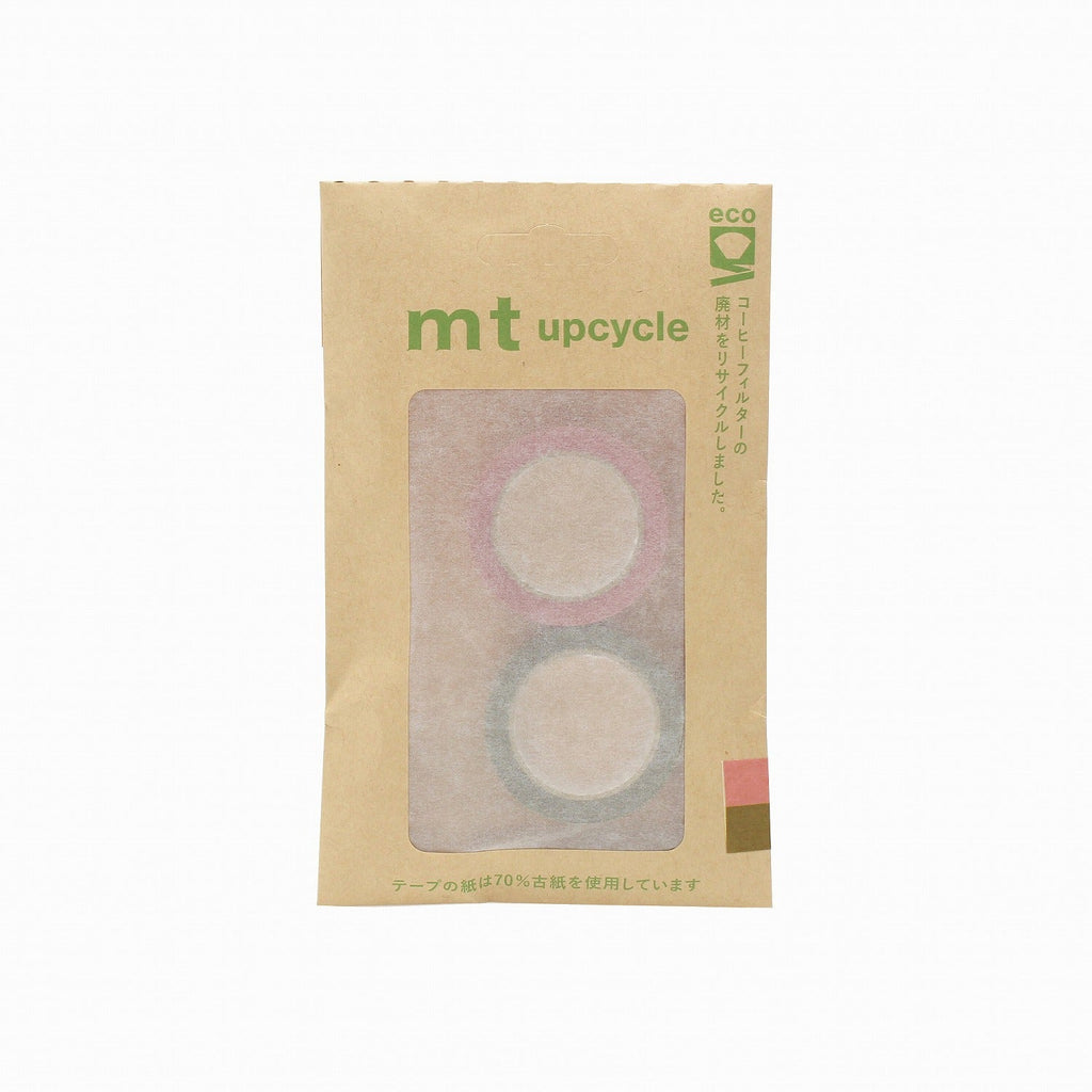MT Upcycle Masking Tape - 15 mm - Pack of 2 - Rose Pink × Nightingale - MT 02UP04 - IRO