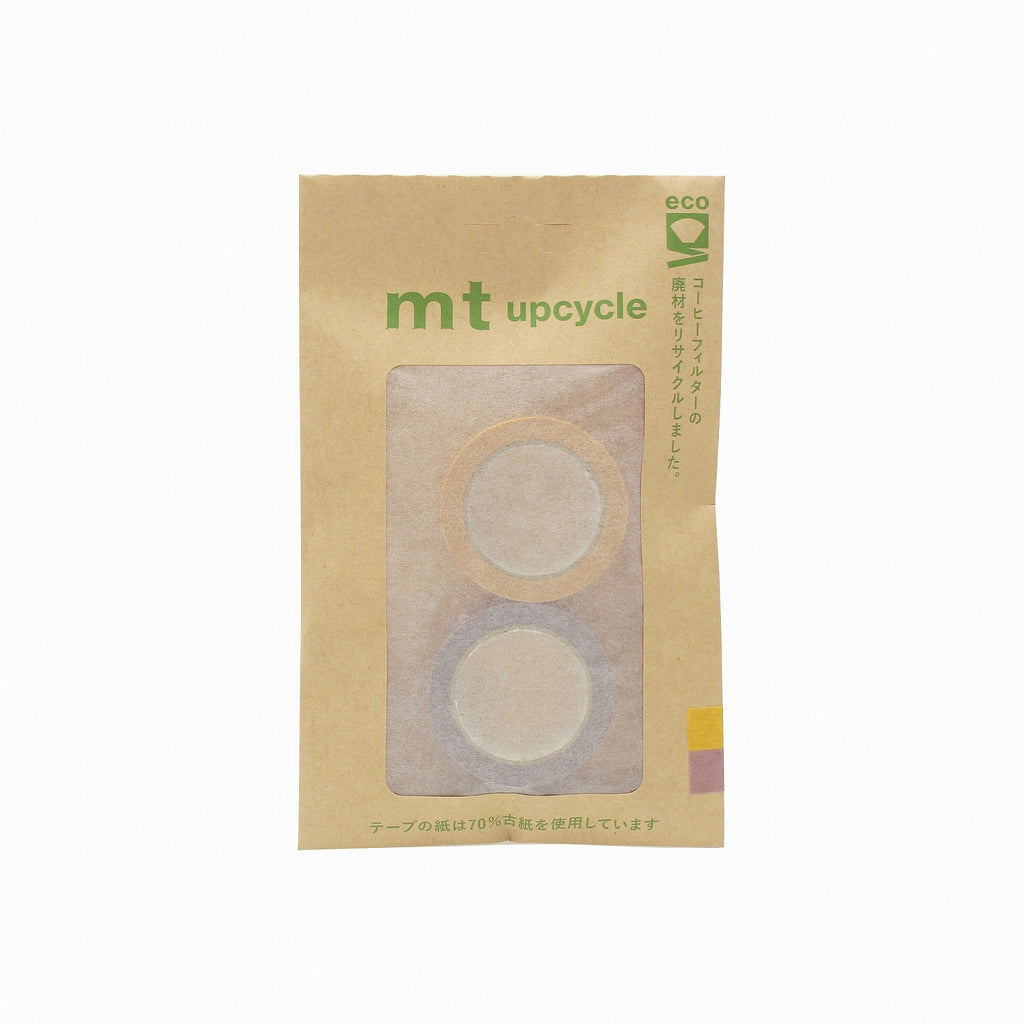 MT Upcycle Masking Tape - 15 mm - Pack of 2 - Yellow x Lavender - MT 02UP03 - IRO
