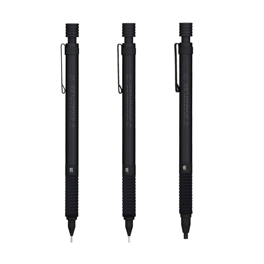 Staedtler 925 - 35 Drafting Mechanical Pencil - All Black - 0.3 / 0.5 / 2.0 mm 0.3 mm - STAEDTLER 92535 - 03B - IRO
