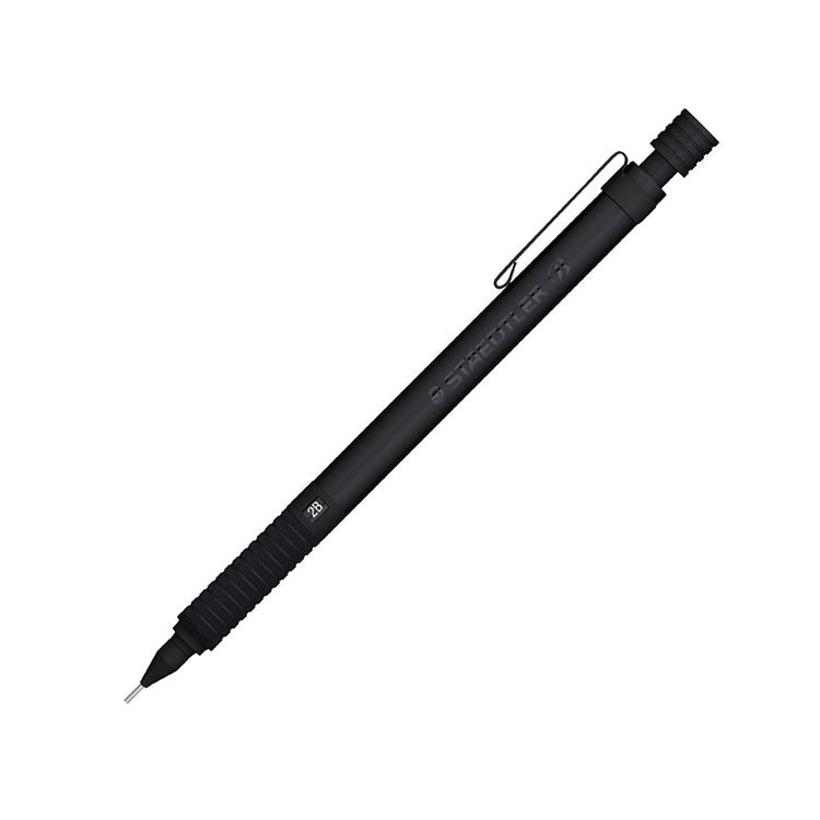 Staedtler 925 - 35 Drafting Mechanical Pencil - All Black - 0.3 / 0.5 / 2.0 mm 0.5 mm - STAEDTLER 92535 - 05B - IRO