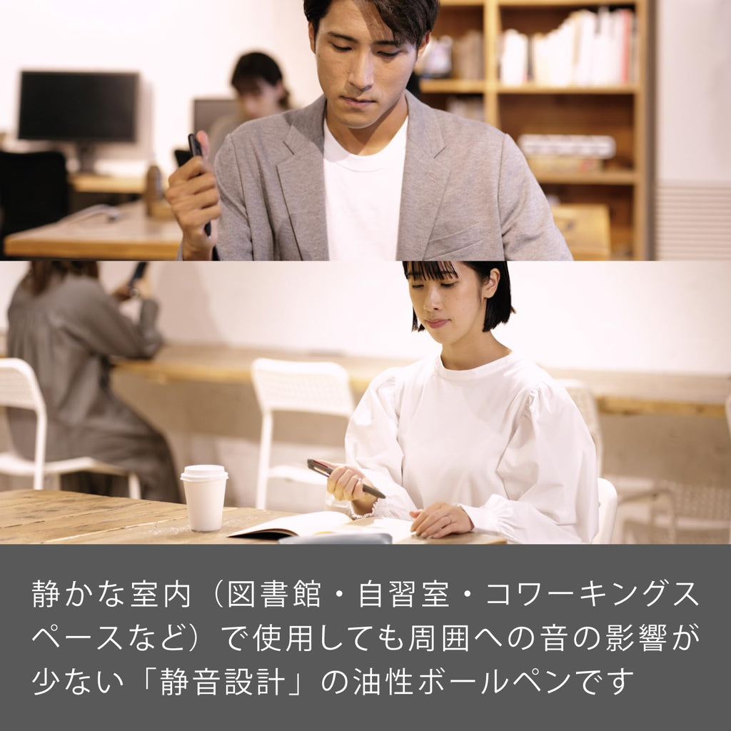 Pentel Calme 3 - Color Multi Ballpoint Pen - Relaxed Frost Series - Limited Edition - 0.5mm Sea Blue - PENTEL BXAC35L3 - IRO