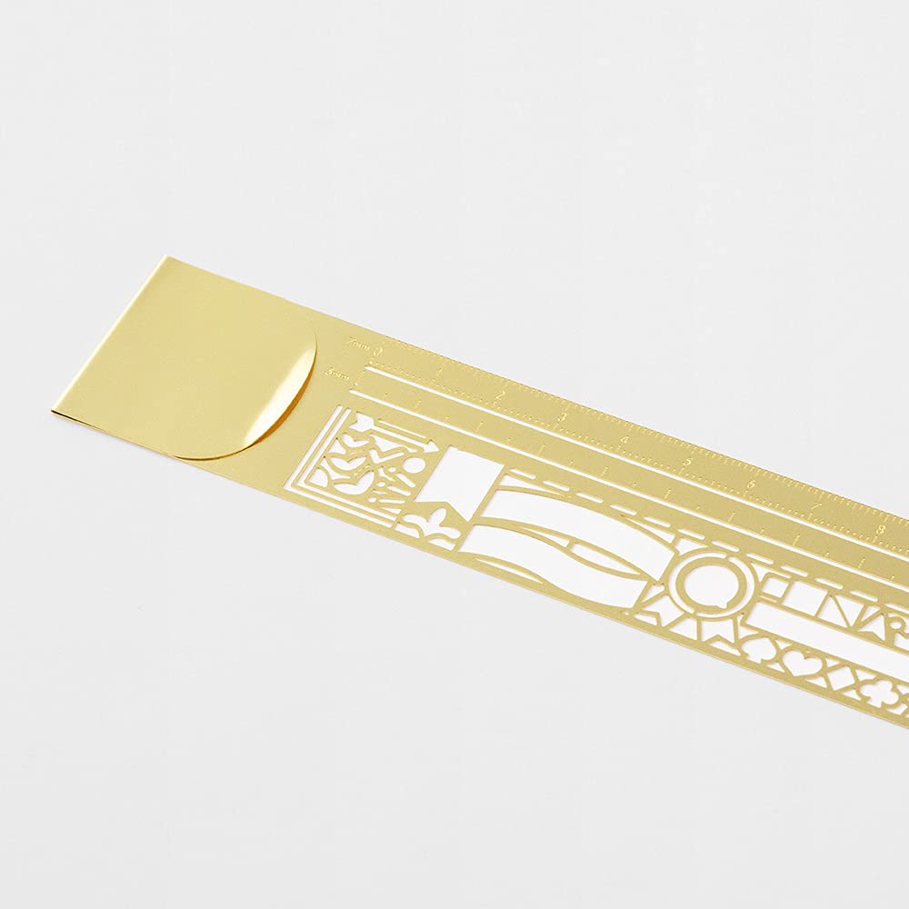 Midori Template Clip ruler - Decorative Line Pattern - MIDORI 42292006 - IRO