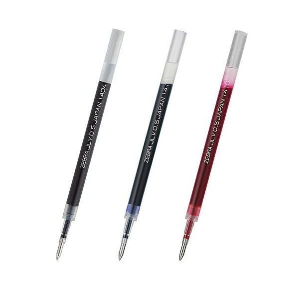 Zebra Sarasa Dry Gel Pen Refill - Black / Blue / Red - 0.4 / 0.5 / 0.7 mm - RJLV
