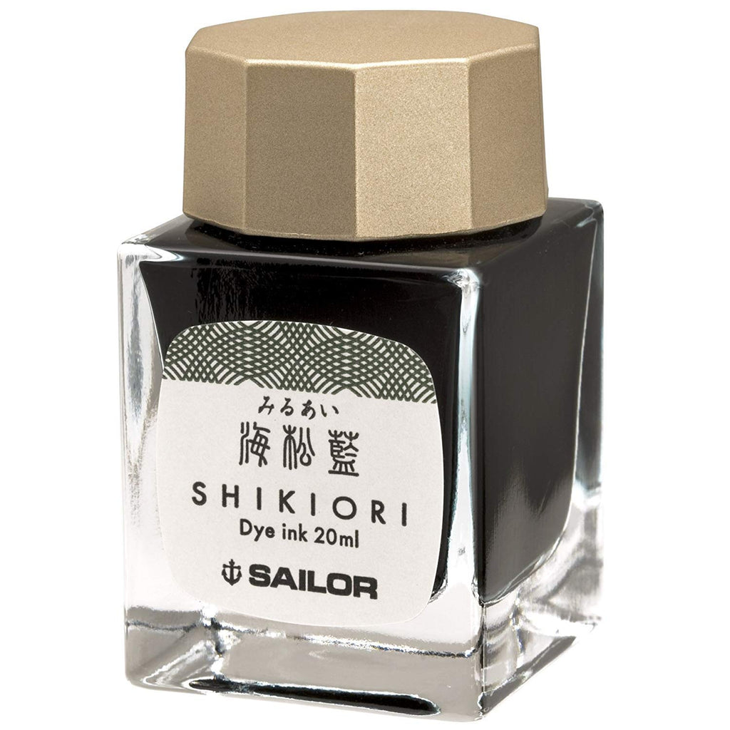 Sailor SHIKIORI Four Season Bottle Ink - 20 ml - Spring - 海松藍 Miruai