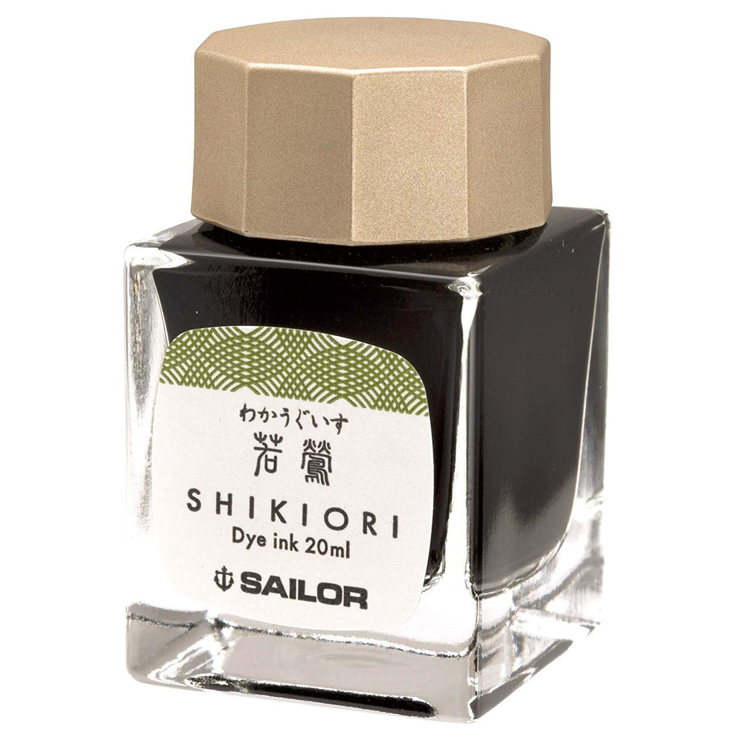 Sailor SHIKIORI Four Season Bottle Ink - 20 ml - Spring - 若鶯 Wakauguisu