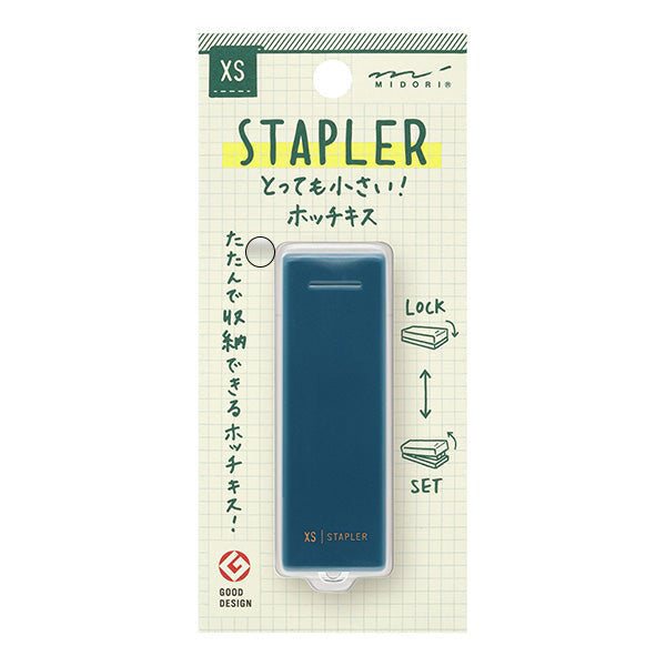 Midori XS Compact Stapler - No.10 - Navy A - MIDORI 35525006 - IRO