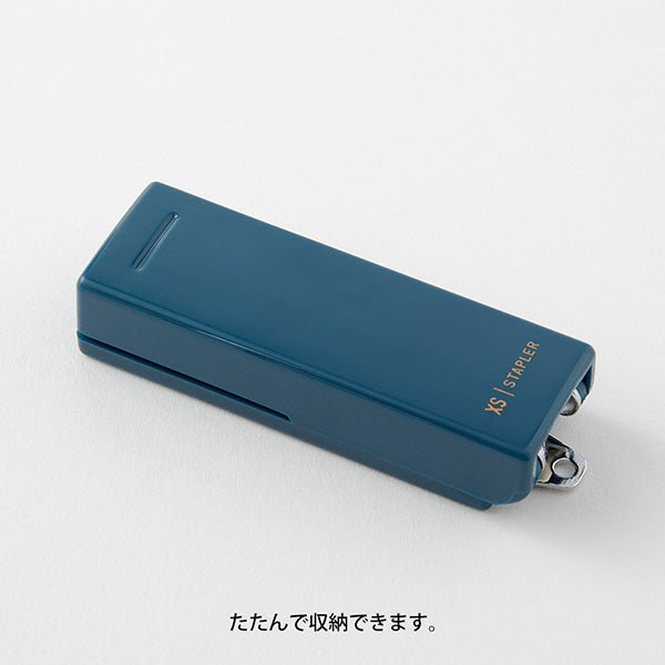 Midori XS Compact Stapler - No.10 - Navy A - MIDORI 35525006 - IRO