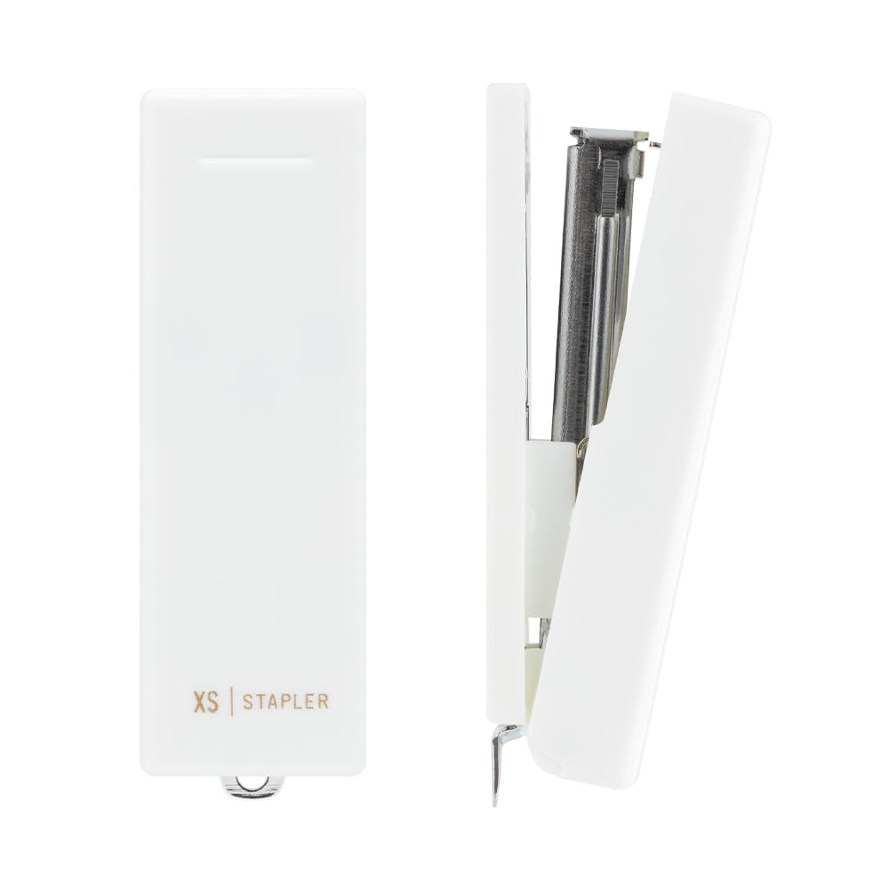 Midori XS Compact Stapler - No.10 - White A - MIDORI 35523006 - IRO