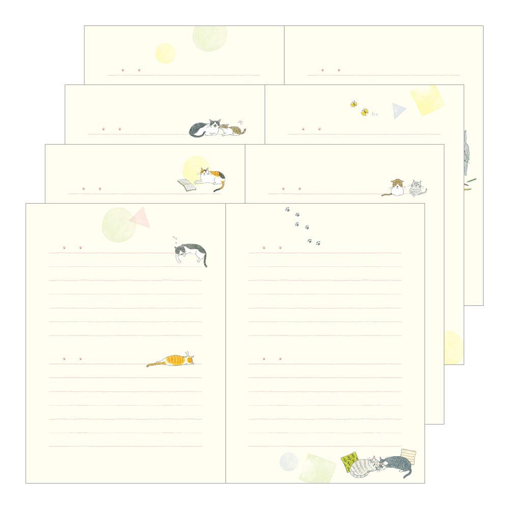 Midori Undated Diary - B6 - Cat Pattern - MIDORI 12878006 - IRO