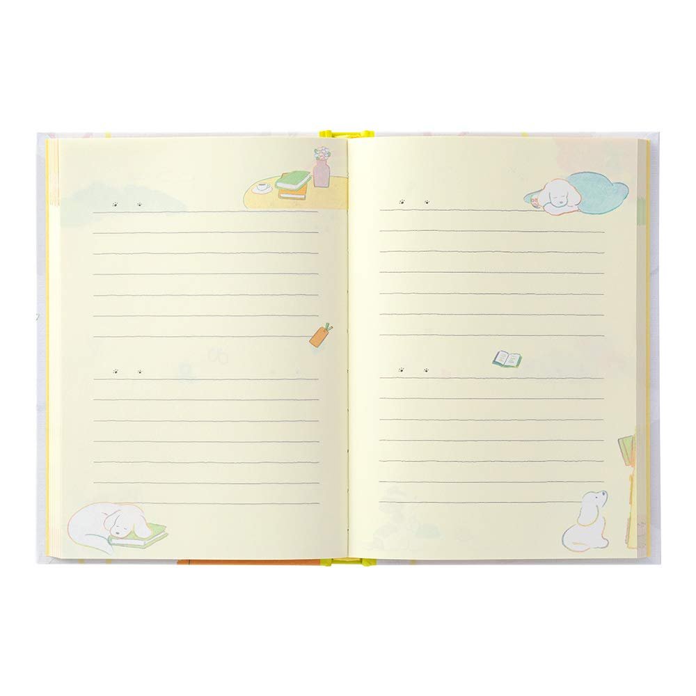 Midori Undated Diary - B6 - Dog Pattern - MIDORI 12885006 - IRO