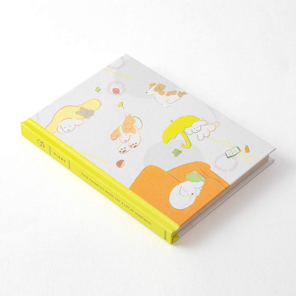 Midori Undated Diary - B6 - Dog Pattern - MIDORI 12885006 - IRO