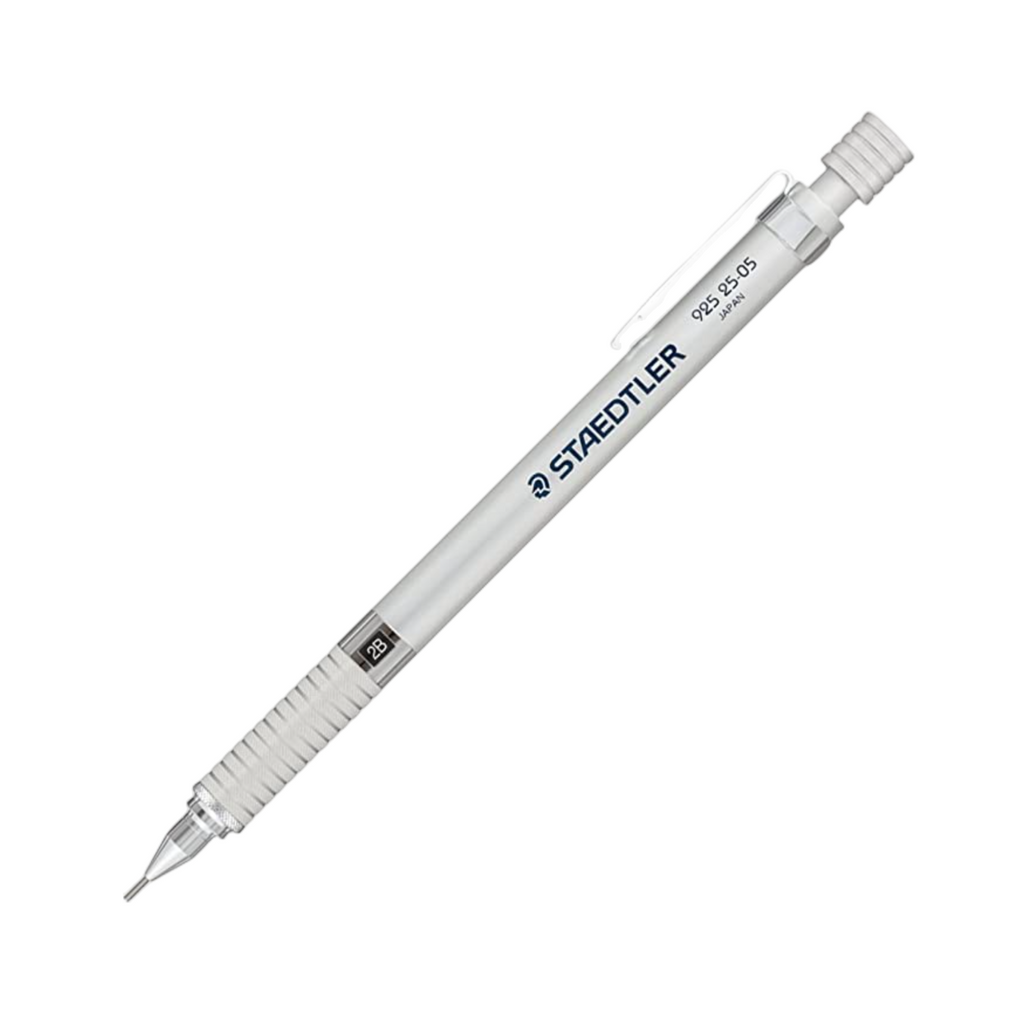 Mechanical Pencils Staedtler 925-25 Drafting Mechanical Pencil - Silver Body 0.5mm STAEDTLER 92525-05