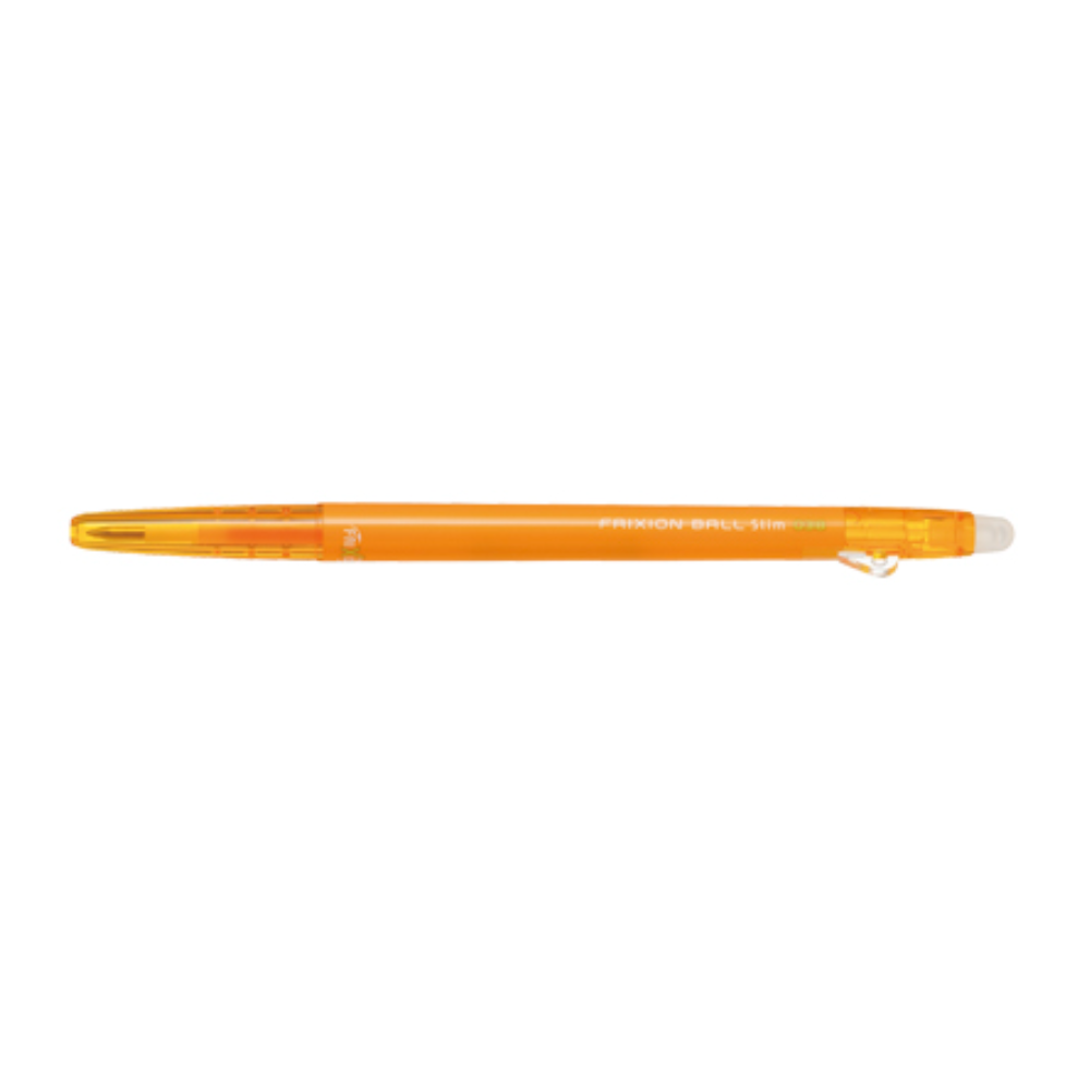 Gel Pens Pilot FriXion Ball Slim Gel Pen - 0.38 mm - 10 New Color - Erasable Apricot Orange PILOT LFBS-18UF-AO