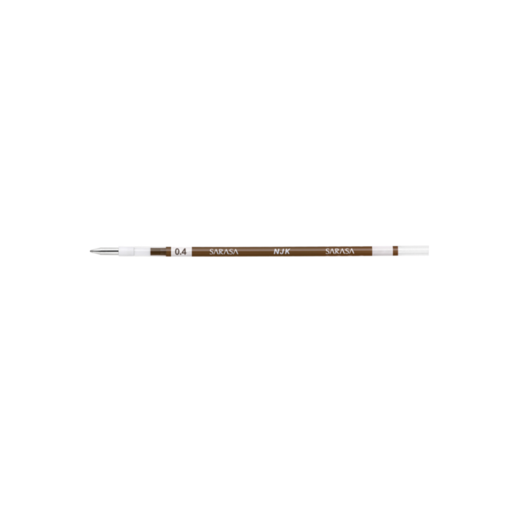 Gel Pen Refills Zebra Sarasa Select Multi-function Gel Pen Refill - 18 Color - 0.4 mm Brown ZEBRA RNJK4-E